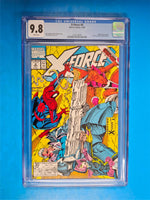 CGC 9.8 MINT ~ X-FORCE # 4 Spider-Man 1991 Marvel 8006