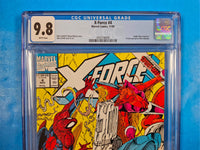 CGC 9.8 MINT ~ X-FORCE # 4 Spider-Man 1991 Marvel 8006