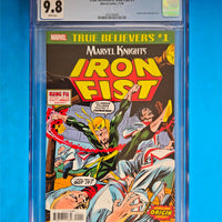 CGC 9.8 MINT ~ TRUE BELIEVERS: IRON FIST # 1 2018 Marvel 8009