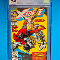 CGC 9.8 MINT ~ X-FORCE # 15 Deadpool 1992 Marvel 8007