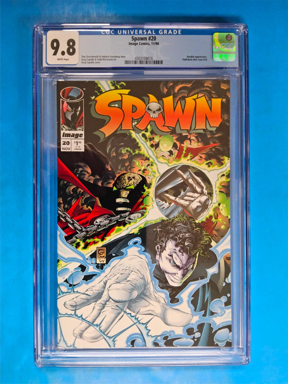 CGC 9.8 MINT ~ Spawn # 20 1994 Image 8016
