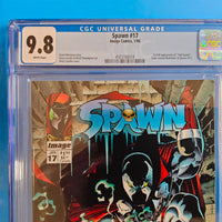CGC 9.8 MINT ~ Spawn # 17 1994 Image 8018