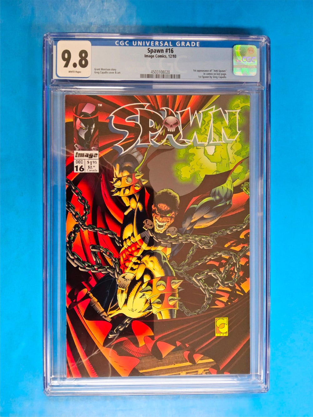 CGC 9.8 MINT ~ Spawn # 16 1993 Image 8020