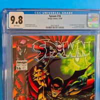 CGC 9.8 MINT ~ Spawn # 16 1993 Image 8020