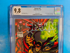 CGC 9.8 MINT ~ Spawn # 16 1993 Image 8020
