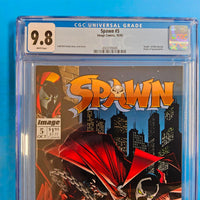 CGC 9.8 MINT ~ Spawn # 5 1992 Image 9005