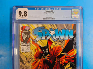CGC 9.8 MINT ~ Spawn # 3 1992 Image 9007